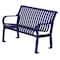 Thomas Steele Outdoor Bench, 48 in. L, 27-1/2 in. W, Blue CRB-4-VS-MBL - alternate 1