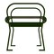 Thomas Steele Outdoor Bench, 49 in. L, 20 in. W, Green CRF-4-VS-LEX - alternate 2
