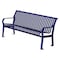 Thomas Steele Outdoor Bench, 71 in. L, 27-1/2 in. W, Blue CRB-6-VS-MBL - alternate 1