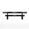 Thomas Steele Rectangle Picnic Table, Black, Steel, 6 Seats, 77-1/2 in L, 30 in H Overall Slat CRTP-8HCS-FS-B - alternate 3
