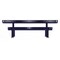 Thomas Steele Rectangle Picnic Table, Blue, Steel, 6 Seats, 77-1/2 in L, 30 in H Overall Slat CRTP-8HCS-FS-MBL - alternate 3