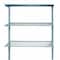 Triton Products 33 In. W x 31.5 In. H Gray Wall Mount Shelving Unit with 3 Steel Wire Shelves & Mounting Hardware 1795 - alternate 1