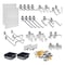 Triton Products DuraHook Wall Organizer - 2 DuraBoards 24 Hooks 4 Hanging Bins and Mounting Hardware, PR 990-S - alternate 1