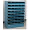 Stackbin Sectional Stacking Bin, 37 in W x 15.5 in D x 50 in H, 40 Compartments, Blue, High Gloss Steel 3-240SSB - alternate 1