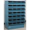 Stackbin Sectional Stacking Bin, 37 in W x 18.75 in D x 54.375 in H, 28 Compartments, Blue, High Gloss Steel 3-328SSB - alternate 1
