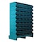Stackbin Pallet Sectional Stacking Bin, 37 in W x 15.5 in D x 52 in H, 45 Compartments, Blue, Steel 3-245SSPB - alternate 1