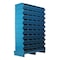 Stackbin Pallet Sectional Stacking Bin, 37 in W x 15.5 in D x 57.5 in H, 50 Compartments, Blue, Steel 3-250SSPB - alternate 1