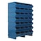 Stackbin Pallet Sectional Stacking Bin, 37 in W x 18.75 in D x 50.875 in H, 28 Compartments, Blue, Steel 3-328SSPB - alternate 1
