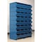 Stackbin Pallet Sectional Stacking Bin, 37 in W x 18.75 in D x 57.75 in H, 32 Compartments, Blue, Steel 3-332SSPB - alternate 1