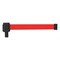 Banner Stakes Barrier Post with Belt, Red, 15 ft Length, 22 in to 42 in Adjustable Post Height, No Legend PL4099 - alternate 3