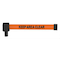 Banner Stakes Barrier Post with Belt, Orange, 15 ft Length, 22 in to 42 in Adjustable Post Height PL4100 - alternate 2