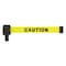 Banner Stakes Retractable Belt Barrier, Yellow, 15 ft Length, Caution PL4106 - alternate 3
