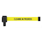 Banner Stakes Retractable Belt Barrier, Yellow, 15 ft Length, Cleaning in Progress PL4110 - alternate 3