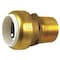 Zoro Select Male Adapter, 1" Tube Size, Brown UIP140 - alternate 1