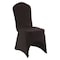 Zoro Select Stretch Fitted Banquet Chair Cover, Black 16411 - alternate 1