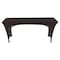 Zoro Select Stretch Fitted Table Cover, Black 16541 - alternate 1