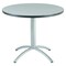 Cafeworks Round Cafe/Breakroom Table, Gray - 42" Round x 29"H, 42" W, 42" L, 29" H, Laminated Melamine Top 65647 - alternate 1