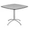Cafeworks Square Cafe/Breakroom Table, Gray - 42" Square x 29"H, 42" W, 42" L, 29" H, Laminated Melamine Top 65687 - alternate 1