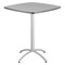 Cafeworks CafeWorks Cafe/Breakroom Table, Gray Top, Silver Frame, 42 in W x 42 in L x 42 in H 65677 - alternate 1