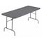 Iceberg IndestrucTable Classic Bi-Fold Folding Table, Charcoal Top and Frame, 30 in W x 60 in L x 29 in H 65457 - alternate 1