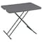 Iceberg IndestrucTable Classic Personal Folding Table, Charcoal Top and Frame, 20 in W x 30 in L x 29 in H 65491 - alternate 1