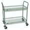 Metro Wire Basket Cart, Chrome, 39in.H x 36in.L H3C-2,CC9744A-4,2,4LD-4 - alternate 1