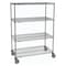 Metro Wire Cart, Chrome, 69in.H x 48in.L, Silver 2448NC-4,63UP-4,5MP-4 - alternate 1