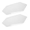 Mirredge Seam Plates, 3 in L, 1 1/2 in W, 1/8 in H, White Acrylic 42502 - alternate 1