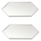 Mirredge Seam Plates, 3 in L, 1 1/2 in W, 1/8 in H, Mirror 32502 - alternate 1