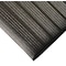 Notrax Antifatigue Mat, 4 ft. L x 3 ft. W, 5/8" Thickness, Closed Cell PVC Foam, Corrugated, Black 410S0534BL - alternate 1