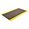 Notrax Antifatigue Mat, 8 ft. L x 3 ft. W, 3/8" Thickness, Closed Cell PVC Foam, Corrugated, Black/Yellow 410S0338BY - alternate 2