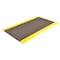 Notrax Antifatigue Mat, 8 ft. L x 2 ft. W, 3/8" Thickness, Closed Cell PVC Foam, Pebble, Black/Yellow 415S0028BY - alternate 3
