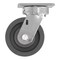 Zoro Select Swivel Plate Caster, Nylon, 5 in., 1250 lb. CDP-G-41 - alternate 2