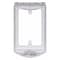 Safety Technology International Protective Cover, Polycarbonate, Flush Mount, 3 1/4 in W x 4 1/2 in H x 1 1/8 in D, Clear STI-6519 - alternate 2