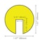 Knuffi Edge Guard, Rounded, Fluorescent Bk/Yl 60-6712-4 - alternate 2