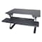 Victor Technology Height Adjustable Standing Desk with Keyboard Tray Standing Desk Converter, 23 in D X 36 in W X DCX760G - alternate 1