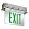 Lithonia Lighting Exit Sign, Silver, 2 Face(s), LED, Recessed Mount, Nickel Cadmium EDGR 2 GMR EL - alternate 1