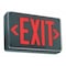 Lithonia Lighting Exit Sign, Black, 2 Face(s), LED, Universal Mount, Not Battery Powered LV S 2 R 120/277 UM 4X - alternate 3