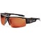 Ergodyne DAGR, Safety Glasses, Uncoated, Copper Lens, Black Frame, Half-Frame DAGR - alternate 1