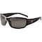 Ergodyne THOR, Safety Glasses, Uncoated, Smoke Lens, Black Frame, Full-Frame THOR - alternate 1