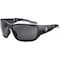 Ergodyne BALDR, Safety Glasses, Anti-Scrtach, Smoke Lens, Black Frame, Full-Frame BALDR - alternate 1