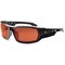 Ergodyne ODIN, Safety Glasses, Uncoated, Copper Lens, Black Frame, Full-Frame, Polarized ODIN-PZ - alternate 1