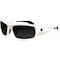Ergodyne ODIN, Safety Glasses, Uncoated, Smoke Lens, White Frame, Full-Frame ODIN - alternate 1