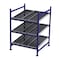 Unex Flow Cell Starter Gravity Flow Rack, 48 in D, 48 in W, 3 Shelves, Blue FC99SW48483-S - alternate 1