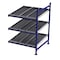 Unex Flow Cell Add-On Gravity Flow Rack, 48 in D, 48 in W, 3 Shelves, Blue FC99SW48483-A - alternate 1