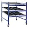 Unex Flow Cell Mobile Gravity Flow Rack, 72 in D, 48 in W, 3 Shelves, Blue FCM99SW48723 - alternate 2