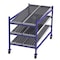 Unex Flow Cell Mobile Gravity Flow Rack, 72 in D, 36 in W, 3 Shelves, Blue FCM99SW36723 - alternate 1