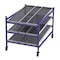 Unex Flow Cell Mobile Gravity Flow Rack, 72 in D, 48 in W, 3 Shelves, Blue FCM99SW48723 - alternate 1