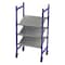 Unex Flow Cell Mobile Gravity Flow Rack, 28 in D, 36 in W, 3 Shelves, Blue FCMTPS40283 - alternate 1