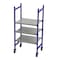 Unex Flow Cell Mobile Gravity Flow Rack, 28 in D, 36 in W, 3 Shelves, Blue FCMFS40283 - alternate 1